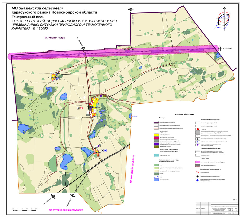 Генеральный план барышевского сельсовета новосибирского района